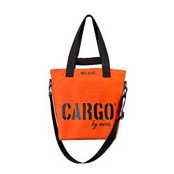 CARGO by OWEE Handgefertigte Handtasche Damen Herren Umhängetasche Tote Bag Tasche Crossbody Shopper Groß Schultertasche Beuteltasche aus Cordura Urlaub Einkaufen Medium 37 l von CARGO by OWEE