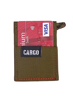 CARGO by OWEE Kartenetui Slim Wallet Kartenhalter Card Holder Damen Herren Kreditkartenetui Kartenhülle Karten Portemonnaie Olivengrün von CARGO by OWEE