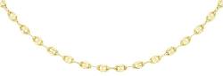 Carissima Gold Damen-Bohnenkette 9ct Chain 375 Gelbgold 41 cm - 1.15.7643 von CARISSIMA