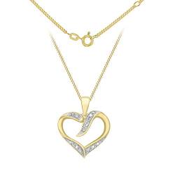 Carissima Gold Damen - Kette 375 Rundschliff Diamant 1.45.5670 von CARISSIMA