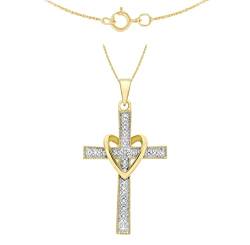 Carissima Gold Damen - Kette 9 k (375) Rundschliff Diamant 1.40.6974 von CARISSIMA