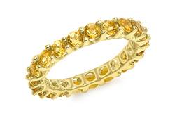 Carissima Gold Damen-Ring 375 9 Karat (375) Gelbgold Citrin 52 (16.6) von CARISSIMA