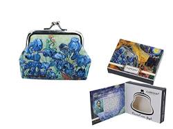CARMANI - Kleine Damen-Münzbörse mit Vincent Van Gogh "Irys" von CARMANI