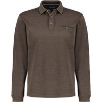 CASA MODA Pflegeleichtes Stretch-Poloshirt, langarm von CASA MODA