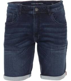 CASAMODA Bermuda Short Jeans Stretch Nachtblau Größe W33 von CASAMODA