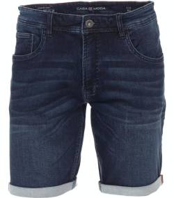 CASAMODA Bermuda Short Jeans Stretch Nachtblau Größe W34 von CASAMODA