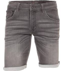 CASAMODA Bermuda Short Jeans Stretch grau Größe W40 von CASAMODA