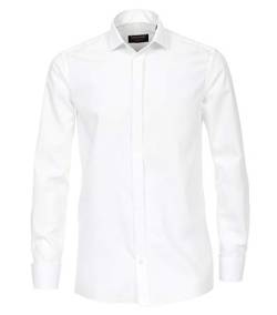 CASAMODA Businesshemd Uni Comfort Fit Weiß 45 von CASAMODA