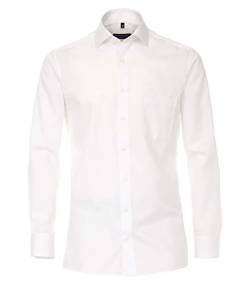 CASAMODA Businesshemd Uni Comfort Fit Weiß 47 von CASAMODA