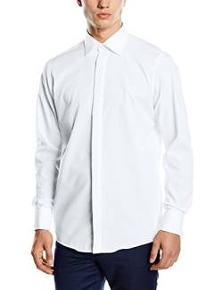 CASAMODA Businesshemd Uni Comfort Fit Weiß 48 von CASAMODA