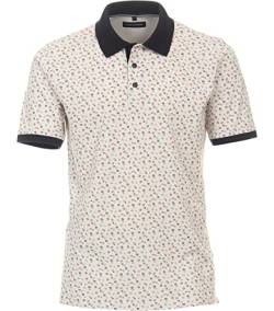 CASAMODA Polo-Shirt Print Champagner XL von CASAMODA