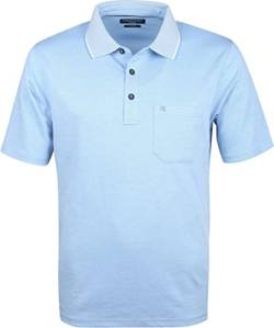 CASAMODA Polo-Shirt Uni Himmelblau L von CASAMODA