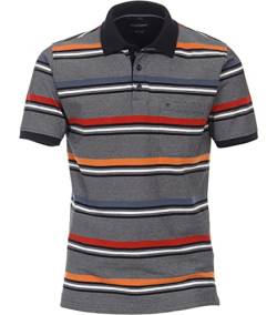 CASAMODA Polo-Shirt gestreift Orange L von CASAMODA