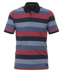 CASAMODA Polo-Shirt gestreift Rot L von CASAMODA