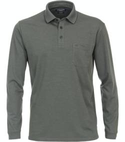 CASAMODA Poloshirt Langarm Polokragen geknöpft Jade Größe XXXL von CASAMODA