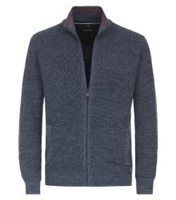 CASAMODA Strickjacke Uni Mittelblau L von CASAMODA