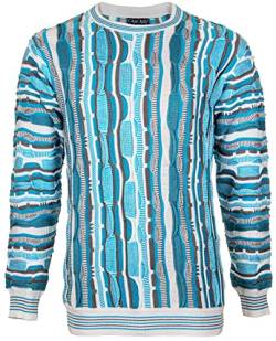 CASCALLO Deluxe Luxus Strickpullover edler Rundhalspullover Marco (M) von CASCALLO