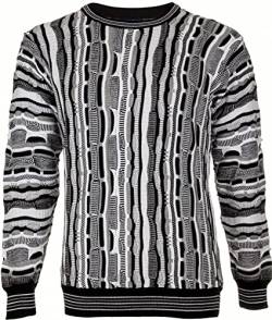 CASCALLO Strickpullover Herren | Style: Aurelio | Gestrickter Luxus Designer Rundhals-Pullover (XL) von CASCALLO