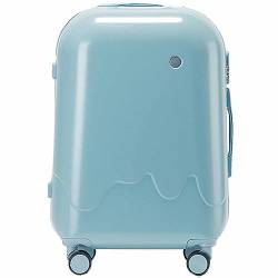 CASEGO 20-Zoll-Koffer, leicht und tragbar, geräuschlos, Universalrad, bequemer Griff, Unisex-Trolley (Blue 28 inch) von CASEGO