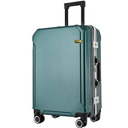 CASEGO 20 Zoll Trolley Koffer Zahlenschloss PC Material Universal Rad Koffer Unisex Geschäftsreisen Freizeitreisen (C 20 inch) von CASEGO