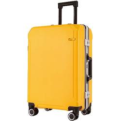 CASEGO 20 Zoll Trolley Koffer Zahlenschloss PC Material Universal Rad Koffer Unisex Geschäftsreisen Freizeitreisen (D 26 inch) von CASEGO