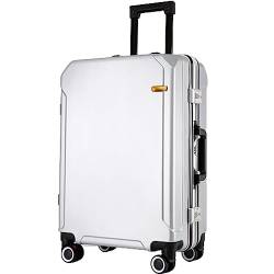 CASEGO 20 Zoll Trolley Koffer Zahlenschloss PC Material Universal Rad Koffer Unisex Geschäftsreisen Freizeitreisen (F 20 inch) von CASEGO