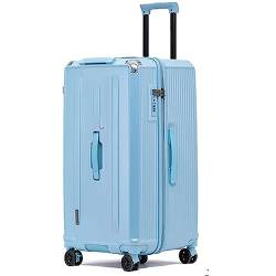 CASEGO Koffer Männlich 32 Zoll Ultra-große Kapazität Silent Universal Bremsrad Verschleißfester Anti-Druck Student Unisex Reisetrolley (F 22 inch) von CASEGO