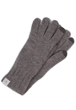 CASH-MERE.CH Edle 100% Kaschmir Handschuhe, Touchscreen tauglich für Damen und Herren (Grau, L/XL) von CASH-MERE.CH