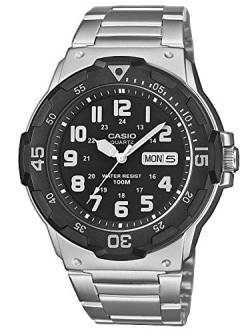CASIO Herren Analog Quarz Uhr mit Edelstahl Armband MRW-200HD-1BVEF von CASIO
