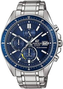 CASIO Herren Chronograph Solar Uhr mit Edelstahl Armband EFS-S510D-2AVUEF von CASIO