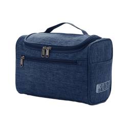 CASNO Taschen für Damen, tragbare Make-up-Tasche für Damen und Herren, mit Reißverschluss, Kulturbeutel, praktischer Organizer, große Kapazität, Mehrzweck-Kosmetiktasche, marineblau von CASNO