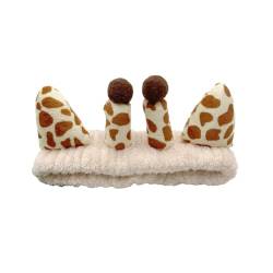 Haarband mit Cartoon-Giraffen-Design, weiches Haarband für Damen, Mädchen, Make-up, Dusche, Haar-Accessoires, Giraffen-Haarband, Giraffen-Stirnband, Giraffen-Stirnband, Giraffen-Stirnband, von CASNO