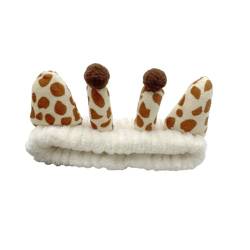 Haarband mit Cartoon-Giraffen-Design, weiches Haarband für Damen, Mädchen, Make-up, Dusche, Haar-Accessoires, Giraffen-Haarband, Giraffen-Stirnband, Giraffen-Stirnband, Giraffen-Stirnband, von CASNO