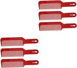 Sandelholz Holzkamm 6 Stück Friseurkamm Holzkämme Haarbürste rund spärlich Kamm Kämme Multi-Anwendung Haarschnitt Kamm Kunststoff Kegel Kamm Professionelle Haarkämme Trimmer Reise Kit Mann Major ( von CASOTA