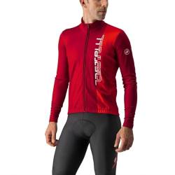 CASTELLI 4521515-622 TRAGUARDO Jersey FZ Sweatshirt Men's Pro Red/Rot XL von CASTELLI