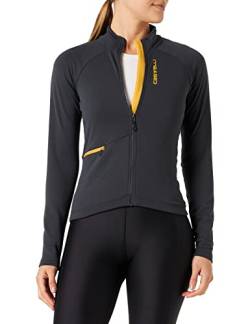 CASTELLI 4522539 UNLTD Trail W JRS Sweatshirt Women's Dunkelgrau/Goldenrod L von CASTELLI