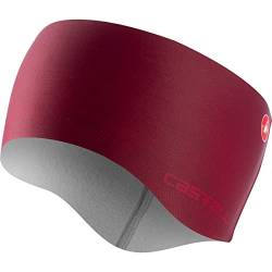 CASTELLI Damen Pro Thermal W pandebånd Head band, BORDEAUX, Einheitsgröße EU von CASTELLI