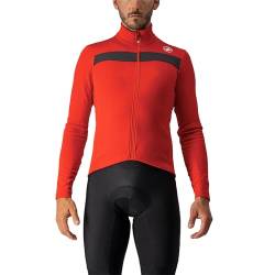 Castelli Men's Puro 3 Jersey FZ T-Shirt, RED/Black Reflex, 3XL von CASTELLI