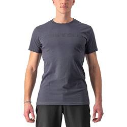 Castelli Men's Sprinter Tee T-Shirt, Dark Gray, L von CASTELLI