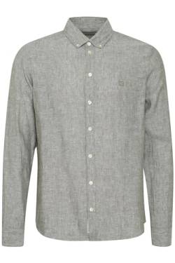 CASUAL FRIDAY CFAnton Herren Freizeithemd Hemd Basic Leinenhemd Button-Down-Kragen Regular Fit, Größe:M, Farbe:Agave Green (185806) von CASUAL FRIDAY