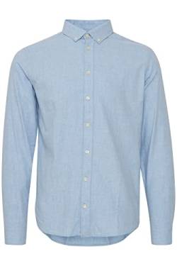 CASUAL FRIDAY CFAnton LS BD fil a fil Shirt Herren Freizeithemd Hemd Button-Down-Kragen Hochwertige Baumwoll-Qualität, Größe:M, Farbe:Chambray Blue (154030) von CASUAL FRIDAY