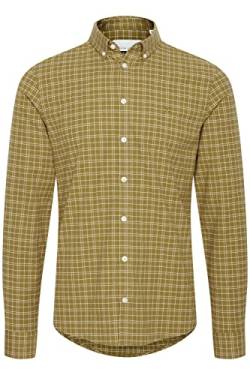 CASUAL FRIDAY CFArthur Herren Freizeithemd Hemd Langarmhemd mit klassischem Hemdkragen Slim Fit Knopfleiste hochwertige Baumwoll-Qualität, Größe:M, Farbe:Green Moss (170636) von CASUAL FRIDAY