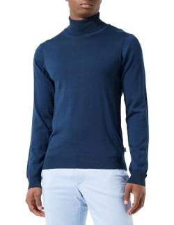 CASUAL FRIDAY CFKonrad Merino Roll Neck Knit Herren Rollkragen Pullover, Größe:XL, Farbe:Dress Blues Melange (1940241) von CASUAL FRIDAY