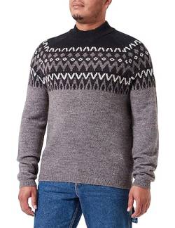 CASUAL FRIDAY - CFKristian Norwegian Knit - Pullover - 20504788, Größe:L, Farbe:Major Brown Melange (1908101) von CASUAL FRIDAY