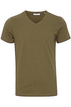 CASUAL FRIDAY CFLincoln v-Neck t-Shirt Herren T-Shirt Kurzarm Shirt mit V-Ausschnitt Slim Fit, Größe:M, Farbe:Burnt Olive (180521) von CASUAL FRIDAY