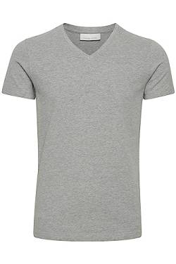 CASUAL FRIDAY CFLincoln v-Neck t-Shirt Herren T-Shirt Kurzarm Shirt mit V-Ausschnitt Slim Fit, Größe:XL, Farbe:Light Grey Melange (50813) von CASUAL FRIDAY