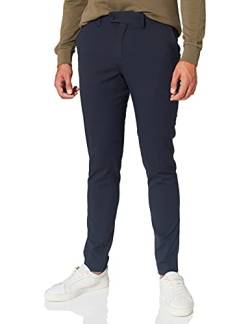 CASUAL FRIDAY CFPihl Suit Pants Herren Hose Stoffhose mit Gürtelschlaufen Slim Fit, Größe:48, Farbe:Navy (50410) von CASUAL FRIDAY