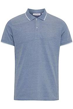 CASUAL FRIDAY CFTristan Two Tone Polo Shirt Herren Poloshirt Polohemd T-Shirt mit Polokragen aus 100% Baumwolle, Größe:XL, Farbe:Bijou Blue (183921) von CASUAL FRIDAY