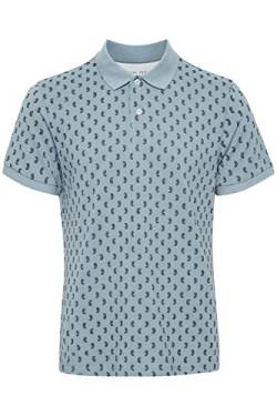 CASUAL FRIDAY CFTristanHerren Poloshirt Polohemd T-Shirt mit Polokragen aus 100% Baumwolle Gemustert, Größe:XXL, Farbe:Faded Denim (174021) von CASUAL FRIDAY