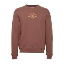 Casual Friday Herren CFSage Relaxed Sweat w. Embroidery Sweatshirt, 181326/Nutmeg, XL von CASUAL FRIDAY